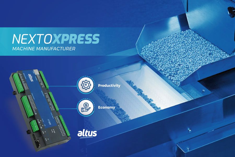 Brazilian machine manufacturer uses Altus technology in its packaging line Brazilian machine manufacturer uses Altus technology in its packaging line