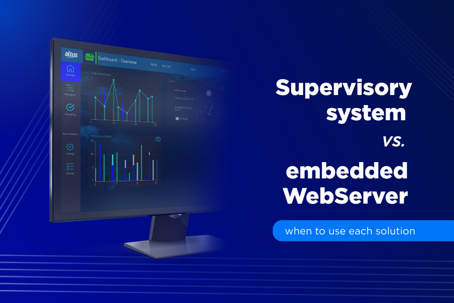 Supervisory system vs. embedded WebServer in PLCs: when to use each solution Supervisory system vs. embedded WebServer in PLCs: when to use each solution